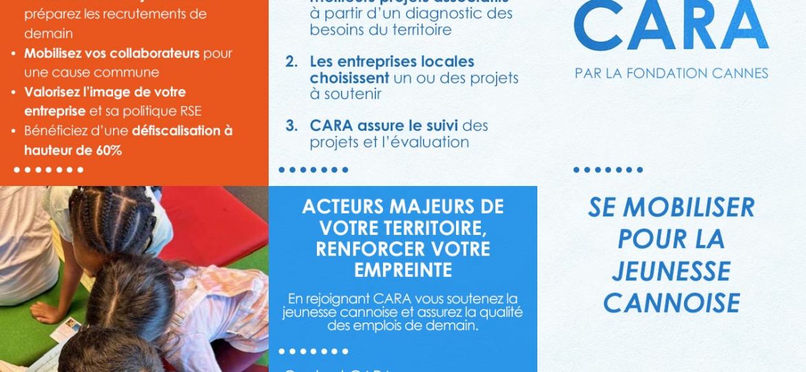 La Fondation Cannes lance son programme CARA !